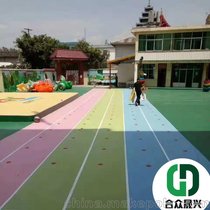 新型幼儿园室外操场防滑地垫 安装简单 铺装快捷