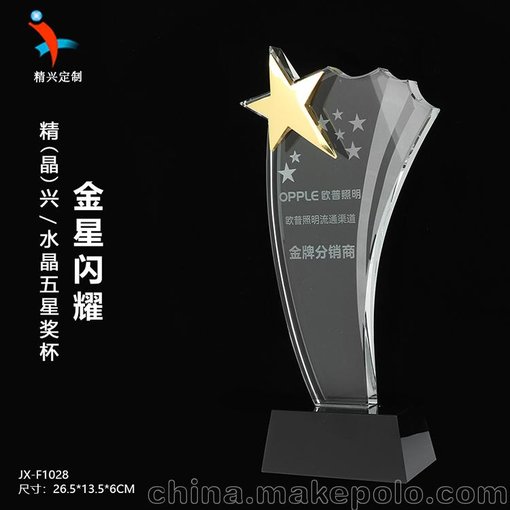 創(chuàng)意水晶五星獎(jiǎng)杯獎(jiǎng)牌鉆石獎(jiǎng)杯定制 定做創(chuàng)意企業(yè)員工企業(yè)頒獎(jiǎng)圖片