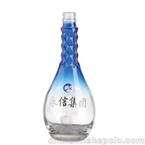 厂家供应新品彩色玻璃瓶 白酒瓶 冷饮瓶 泡酒玻璃瓶