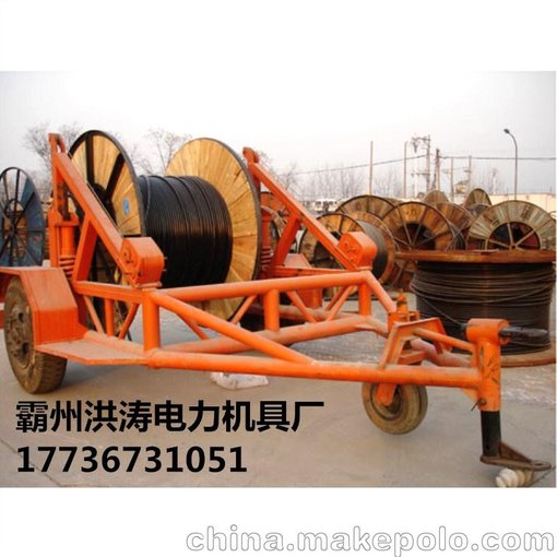 電纜拖車(chē) 5噸液壓線(xiàn)盤(pán)放線(xiàn)車(chē)多功能放線(xiàn)車(chē)價(jià)格 洪濤圖片