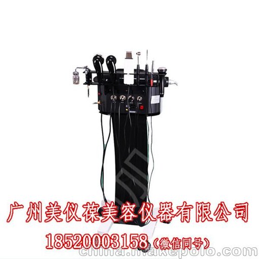 廣州美麗加進口黑色綜合儀器_注氧儀皮膚管理儀器功效圖片