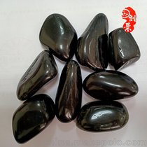 广东黑色鹅卵石 黑色鹅卵石厂家批发 抛光鹅卵石图片