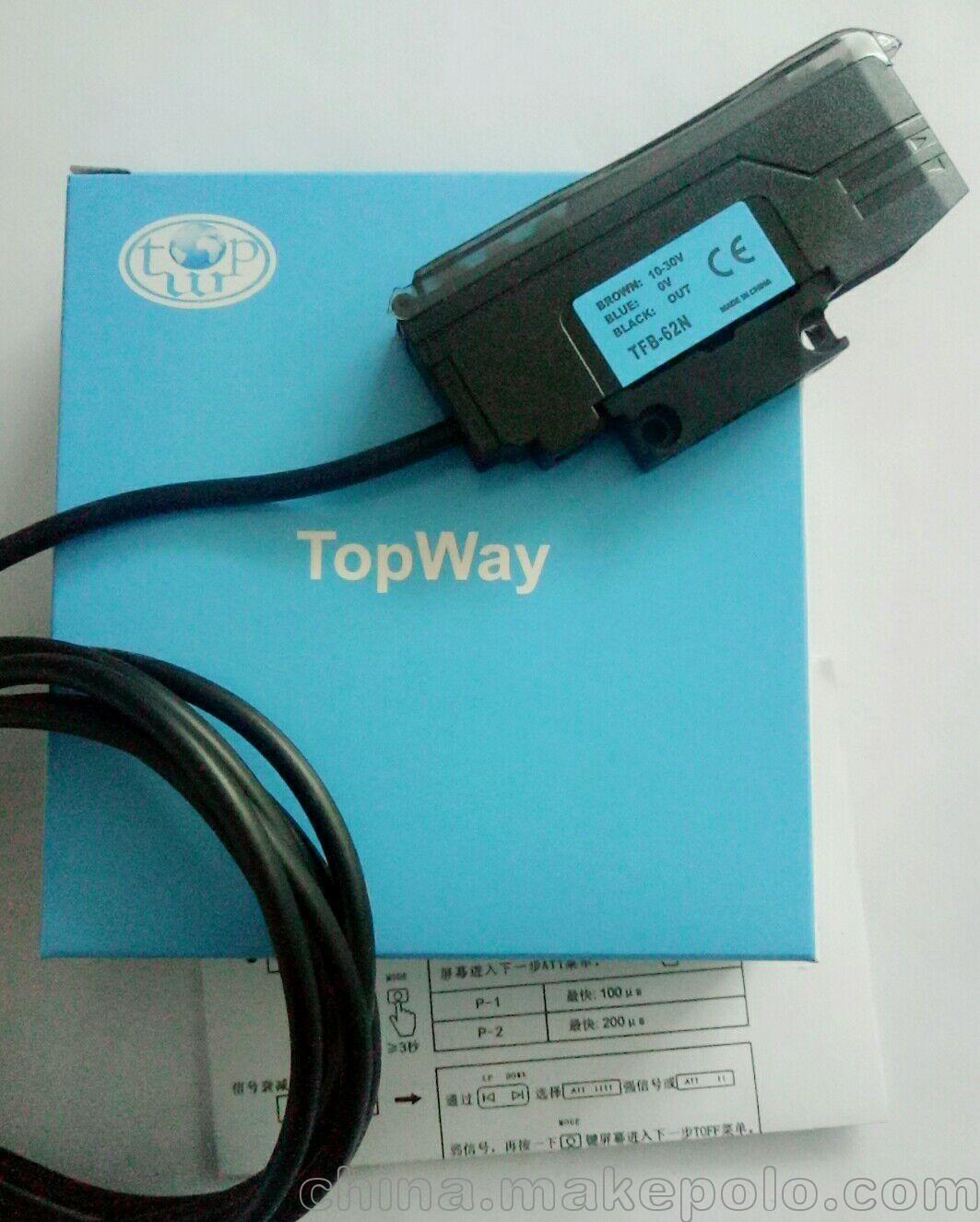 香港TOPWAY傳感器TFB-62N雙數顯光纖放大器