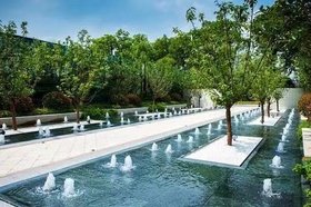 陕西西安鱼池水塘小型喷泉增氧景观喷泉