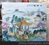 订做景德镇手绘陶瓷瓷板画 彩绘陶瓷礼品瓷板画