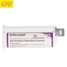 英國Microset流體性復(fù)制膠膜50毫升裝101RF 精度0.1μm