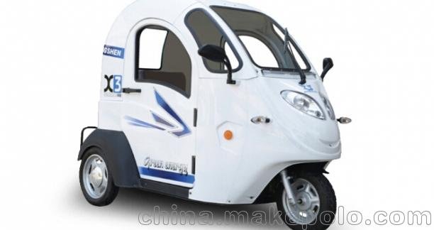 宗申休閑車(chē)系列X3福星全封閉載客三輪摩托車(chē)圖片