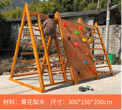 户外幼儿园实木制儿童攀爬架'攀登架感统体能训练