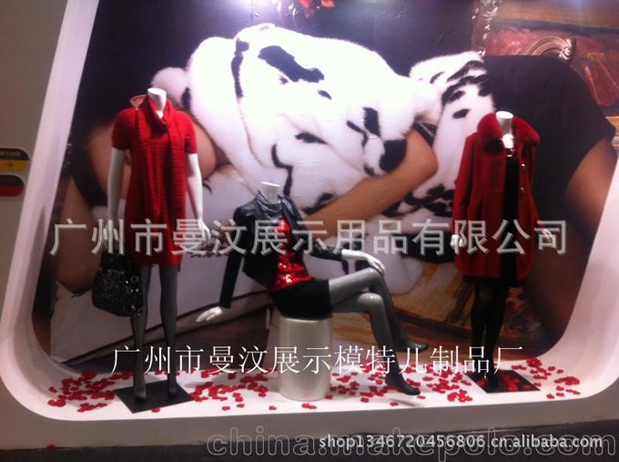 服裝模特 模特道具 全身女模特 亮白組合模特 人體展示道具圖片