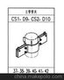 立管管夹 - CS1型（轻荷载） 管道支吊架 江苏国华弹簧吊架