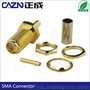 高频同轴连接器SMA-J内针转SMA-K外螺内孔转接头 SMA公转SMA母