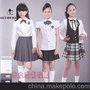 贵仕佳艺夏季新款小学生韩版制式校服 中学生英伦学院服定制