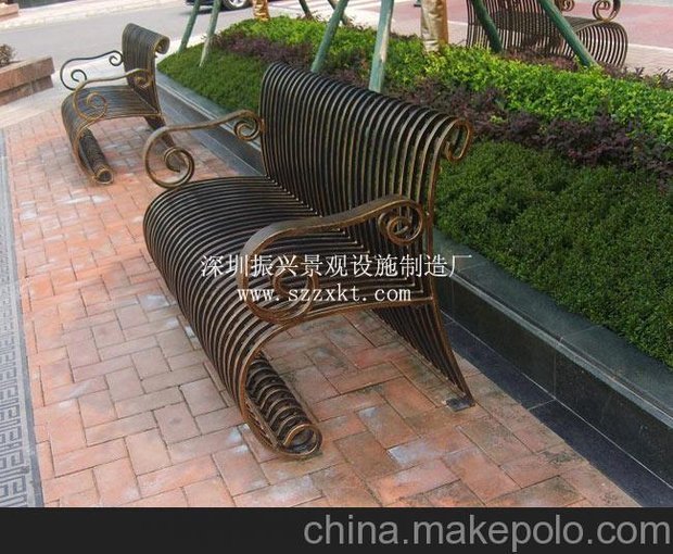 河北休闲椅厂家-学校休闲椅-田园休闲椅-振兴景观图片