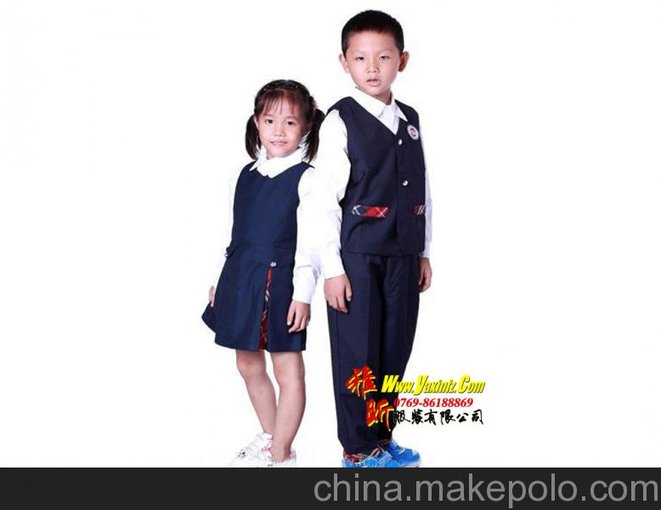 秋冬幼兒園服貴族小學(xué)校服韓版西褲馬甲男女童套裝0835圖片