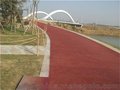 呼伦贝尔市彩色透水混凝土_透水道路
