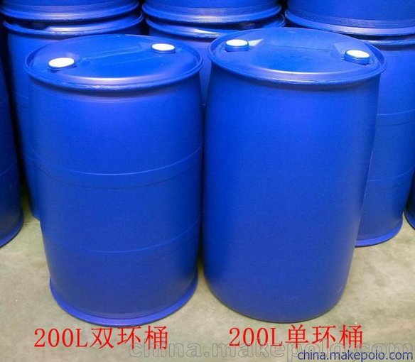供應(yīng)麗水200L開口鋼桶 雙環(huán)塑料桶潤滑油 柴油機(jī)油包裝桶圖片
