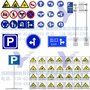 标识标志牌 标志牌立柱 交通标识 厂家直销 定制生产 成都
