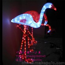 供应厂家直销LED造型灯 公园亮化装饰灯 滴胶火烈鸟 3D造型灯