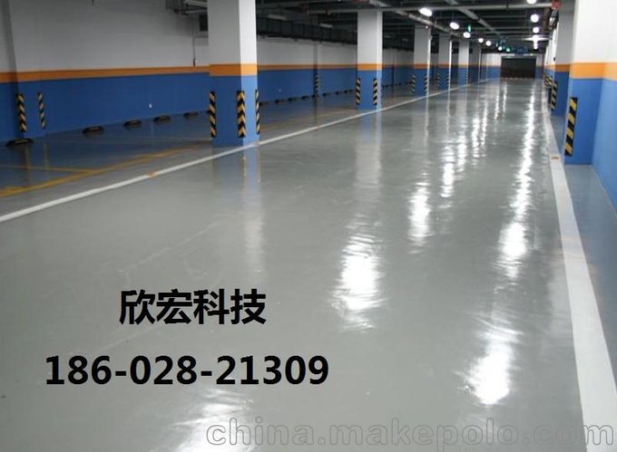 四川內(nèi)江停車場(chǎng)地坪漆施工圖片
