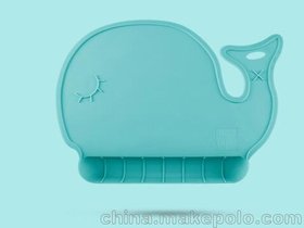儿童餐具宝宝餐垫 可折叠硅胶婴幼儿便携餐垫隔热防滑防水碗垫