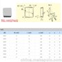 硬质合金正方形精铣刀片带钢印钨钢刀片YG6X 4160511铸铁