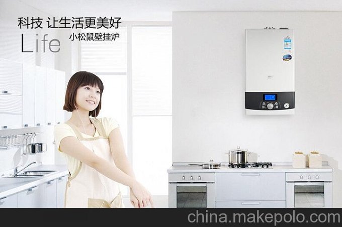 天津小松鼠燃?xì)獗趻鞝tB3，采暖+熱水兩用爐，圖片