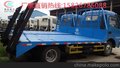 神农架林区东风劲勇蓝牌单桥挖机拖板车