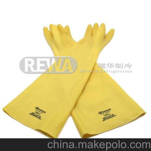 氨用橡膠工業(yè)手套 防酸防堿 氨用防護手套圖片