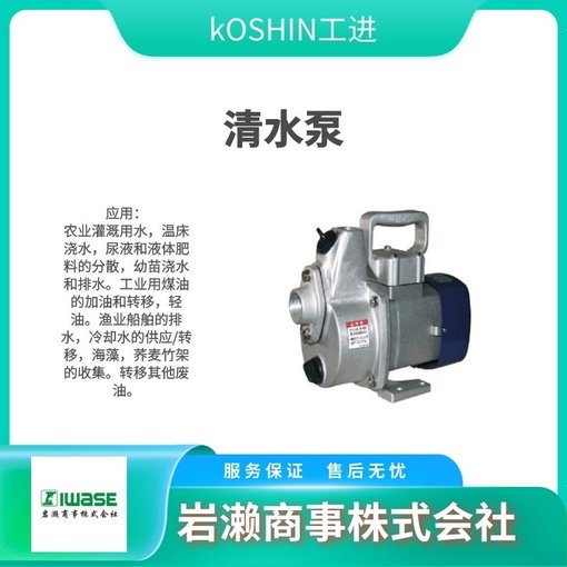 koshin工進 石油工業(yè)用 煤油和柴油用電動泵 Rakuoto FP-25圖片