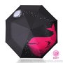 创意手开晴雨伞 三折防晒防紫外线礼品伞批发 防晒伞定制