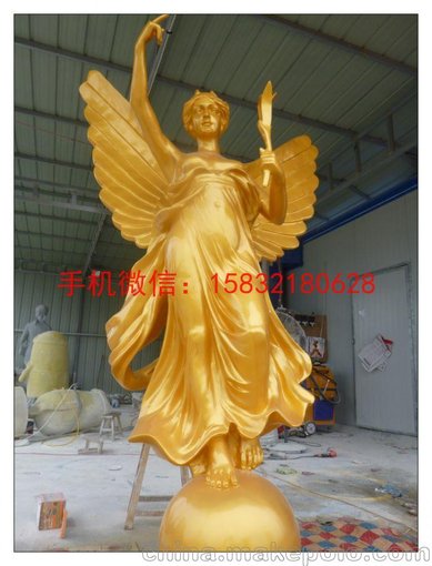 城市景觀(guān)人物雕塑 自由女神玻璃鋼雕塑 南寧雕塑廠(chǎng)圖片