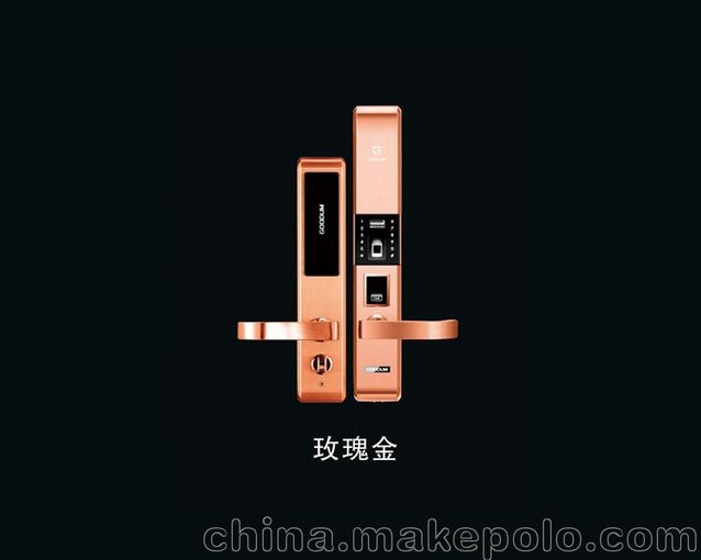 不銹鋼指紋密碼門(mén)鎖佳悅鑫牌F9900型尊享款可配遙控遠(yuǎn)程控制圖片