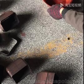 飞拓铝合金水管落水管手工仿古铜制作