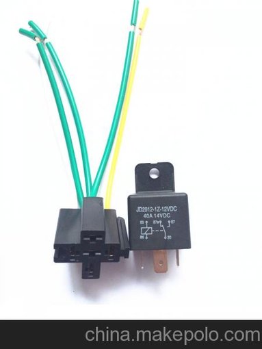 JD1912/80A汽車?yán)^電器/喇叭繼電器 4腳繼電器12V/24V圖片