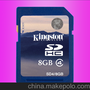 批发金士顿sd卡8g内存卡高速相机存储卡8g批发tf(Micro SD卡