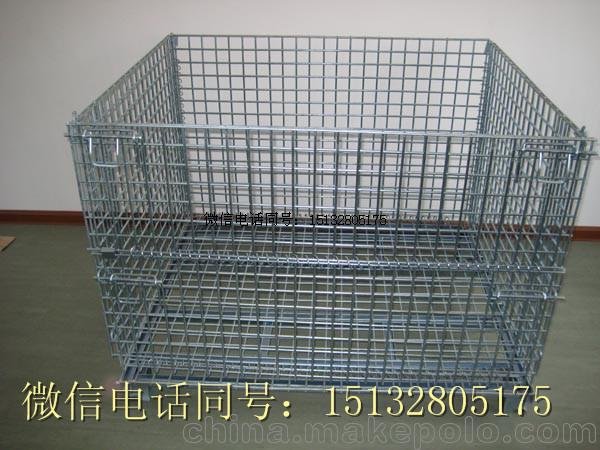 廠(chǎng)家折疊運(yùn)輸籠子 移動(dòng)狗籠子 倉(cāng)儲(chǔ)籠 物流周裝箱 蝴蝶籠圖片