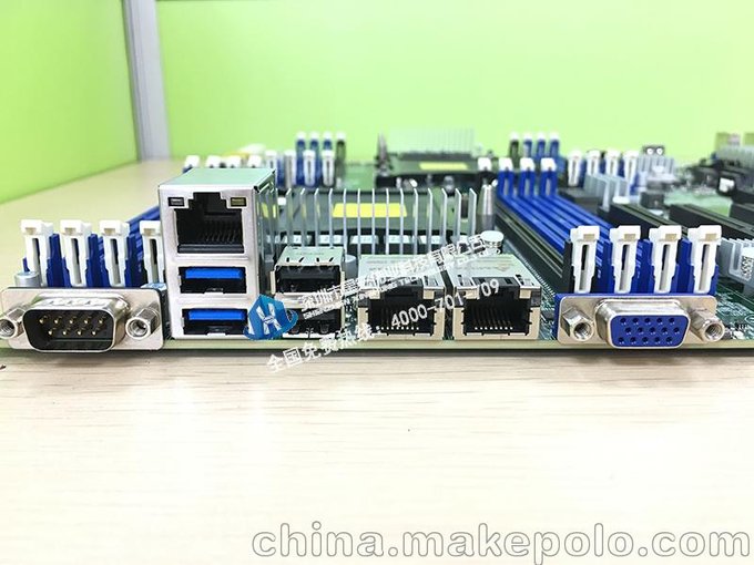 supermicro/超微 LGA3647 雙路主板工作站 16根內存插槽圖片