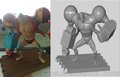 玩具三维扫描仪 蓝光3D扫描仪厂家 全自动