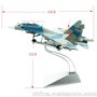 灰色仿真苏30飞机模型 SU-30模型  合金 1:50金属战斗机