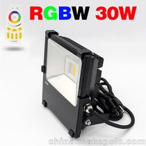 IP65防护30W户外智能LED投光灯2.4G WIFI无线遥控RGBW