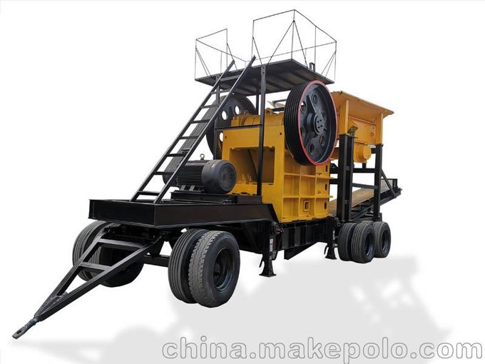 廠家直銷冠誠(chéng)重工移動(dòng)破碎站-移動(dòng)破碎制砂設(shè)備-移動(dòng)制砂洗沙機(jī)圖片