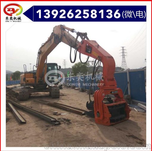 光伏太陽能樁打樁機(jī) 挖掘機(jī)液壓打樁錘 沉樁機(jī)圖片