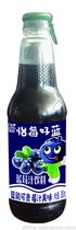 品世300ml玻璃瓶蓝莓汁，16年云南果汁饮料厂家招代理