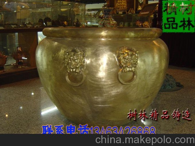 ,鑄銅缸,仿古大銅缸,鑄銅缸廠 羊年價(jià)格批發(fā)廠家樹林銅雕圖片