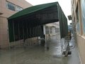 夜市大排档收缩活动推拉雨篷 伸缩雨棚 移动式雨棚 烧烤遮阳棚