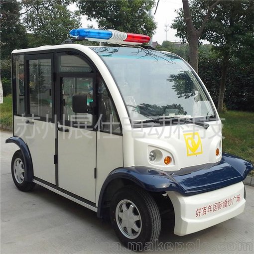 蘇州四輪封閉電動巡邏車，5座城管巡邏電瓶車，物業(yè)代步車電動車圖片