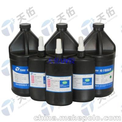 供應衛(wèi)浴玻璃粘接無影膠 天諾6313耐黃變UV膠水圖片