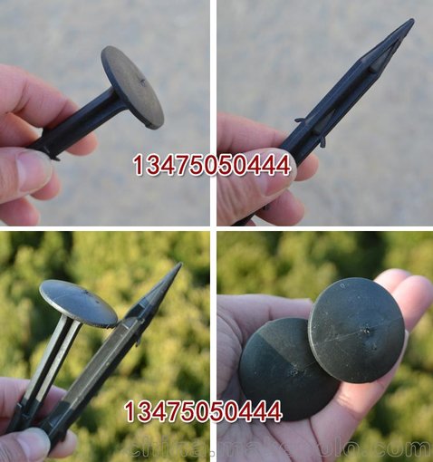 福建塑料地釘，防草布除草布釘，園藝用品釘果園防草地布除草地布釘圖片