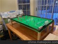 对乐牌特大号磁控桌面足球比赛玩具暨体育用品—绿色场板红蓝球员