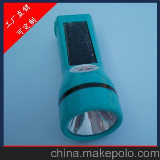 逐光018 禮品手電筒廠(chǎng)家 批發(fā)LED充電式5燈太陽(yáng)能手電筒圖片